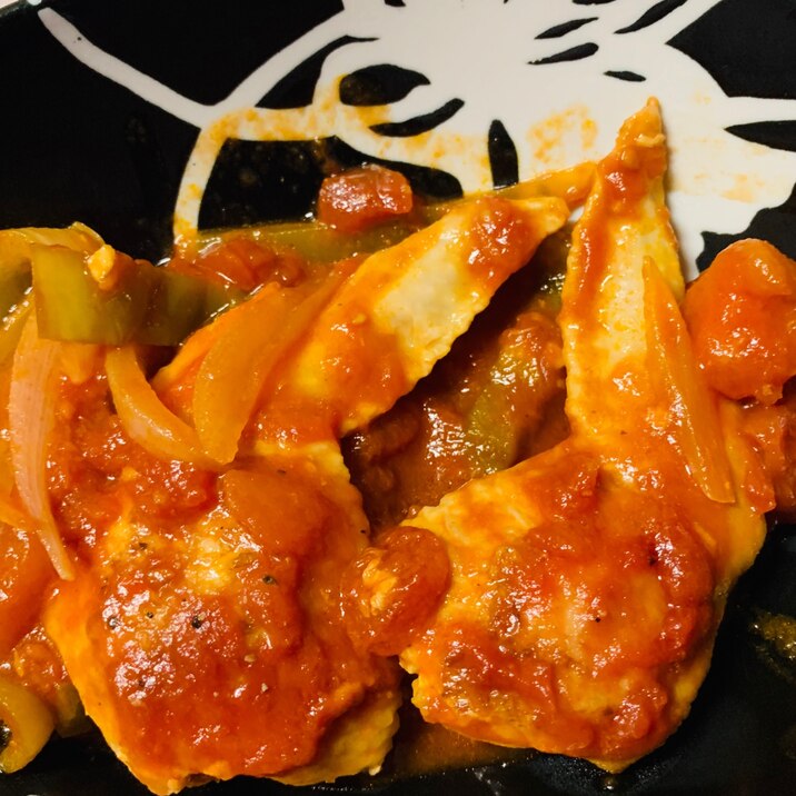 手羽先のトマト煮込み
